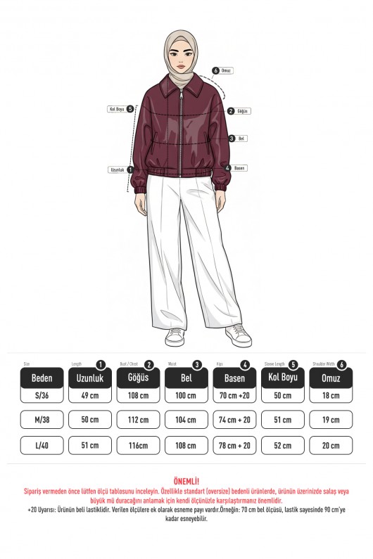 Beli Lastikli Suni Deri Ceket 2016 - BORDO Beli Lastikli Suni Deri Ceket 2016 - BORDO