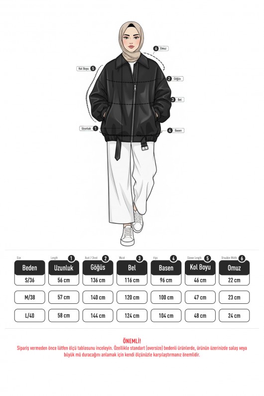 Kemer Detaylı Bomber Suni Deri Ceket 2017 - KAHVERENGİ