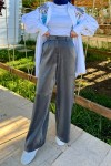 2026 Boru Paça Pantolon - GRİ 2026 Boru Paça Pantolon - GRİ
