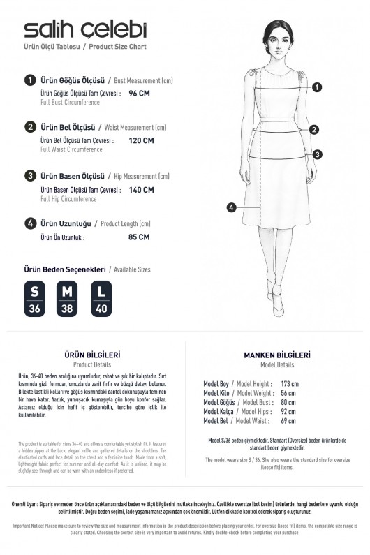 Omuz Fırfır Detaylı Tunik 2044 - KOYU HAKİ