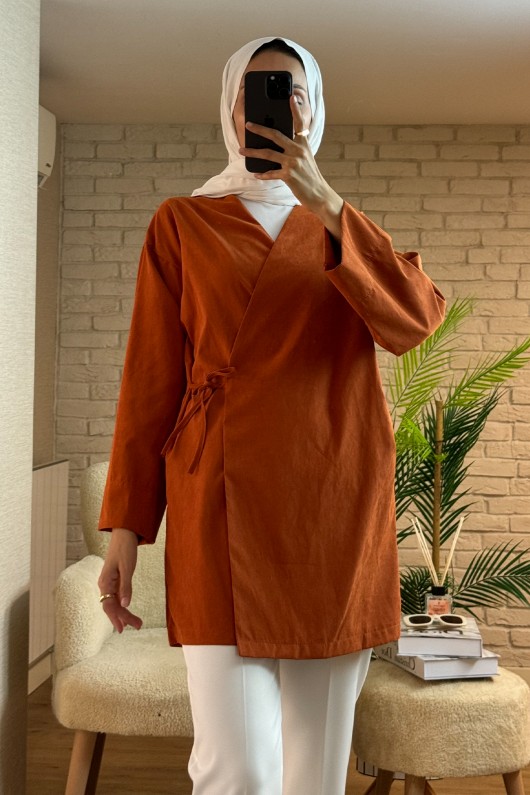 2147 İçten Bağlamalı Kap - KİREMİT