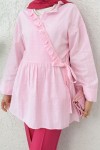 Yandan Bağlamalı Tunik 2151 - PEMBE Yandan Bağlamalı Tunik 2151 - PEMBE