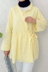 Yandan Bağlamalı Tunik 2151 - SARI Yandan Bağlamalı Tunik 2151 - SARI