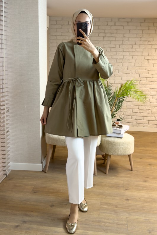 2156 Önden Bağlamalı Kap - HAKİ