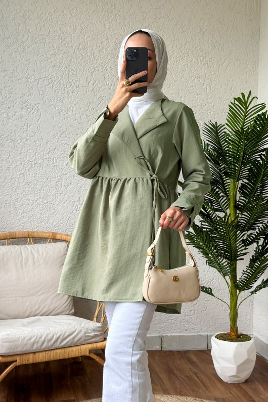 2156 Önden Bağlamalı Kap - MAT HAKİ