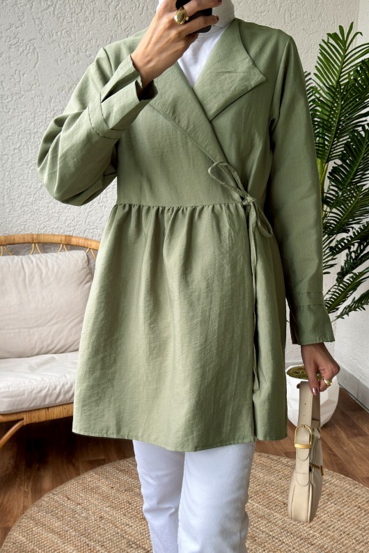 2156 Önden Bağlamalı Kap - MAT HAKİ