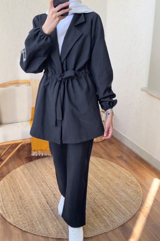 2175 Önden Bağlamalı Takım - LACİVERT