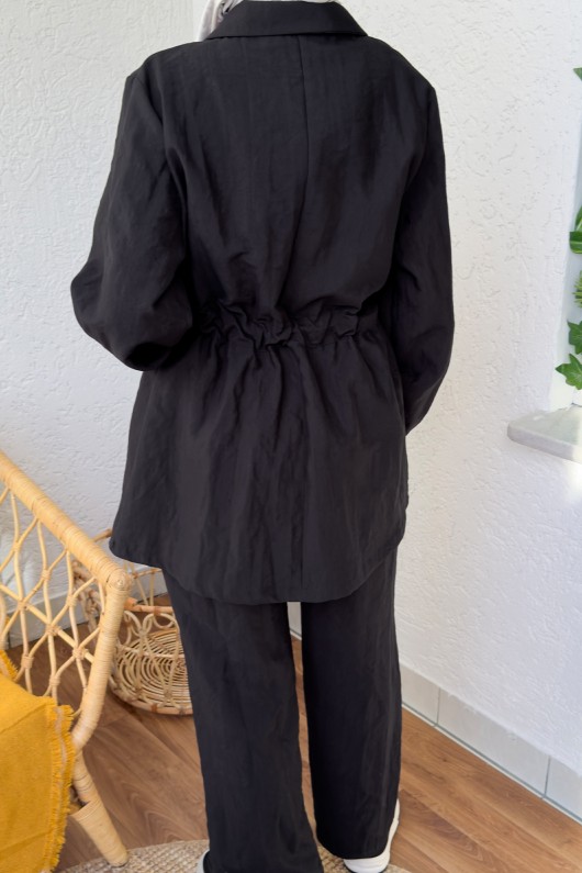 2175 Önden Bağlamalı Takım - SİYAH