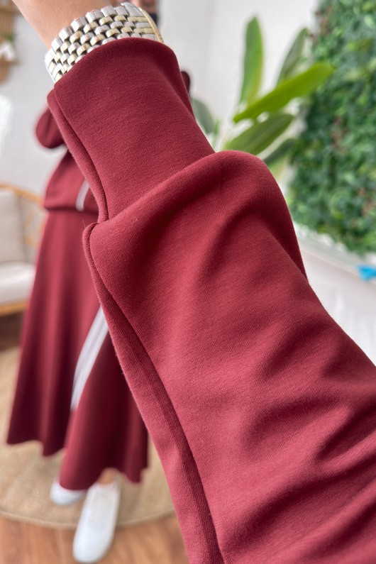 Etekli Eşofman Takım 2185 - BORDO