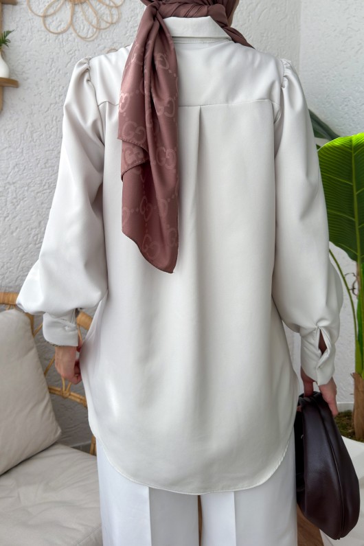 Punto Nakışlı Tunik 2191 - TAŞ RENGİ