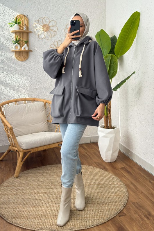 Körük Cepli Kaşe Kap 2192 - GRİ