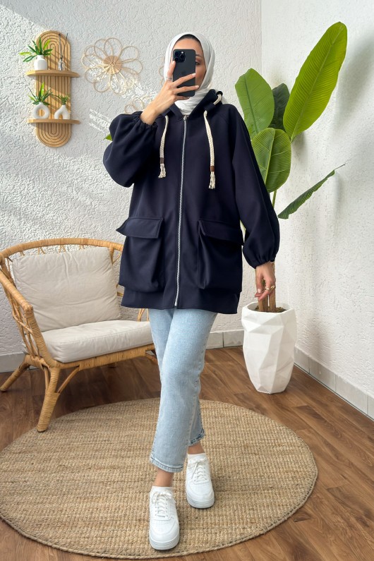 Körük Cepli Kaşe Kap 2192 - LACİVERT