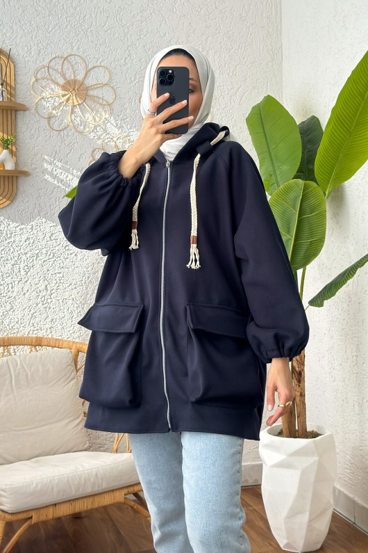 Körük Cepli Kaşe Kap 2192 - LACİVERT