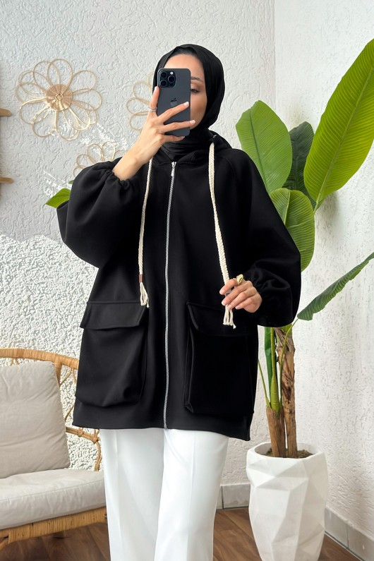 Körük Cepli Kaşe Kap 2192 - SİYAH Körük Cepli Kaşe Kap 2192 - SİYAH