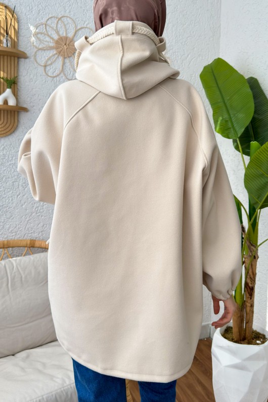 Körük Cepli Kaşe Kap 2192 - TAŞ RENGİ