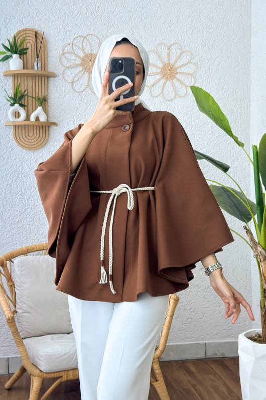 Örgü Kuşaklı Panço 2196 - TABA