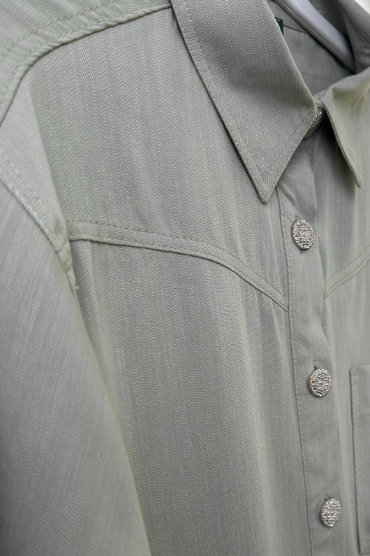 Basic Oversize Gömlek 2203 - AÇIK HAKİ