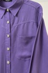 Basic Oversize Gömlek 2203 - MOR Basic Oversize Gömlek 2203 - MOR