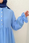 Fisto Detaylı Tunik 2208 - BEBE MAVİSİ