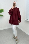 Fisto Detaylı Tunik 2208 - BORDO
