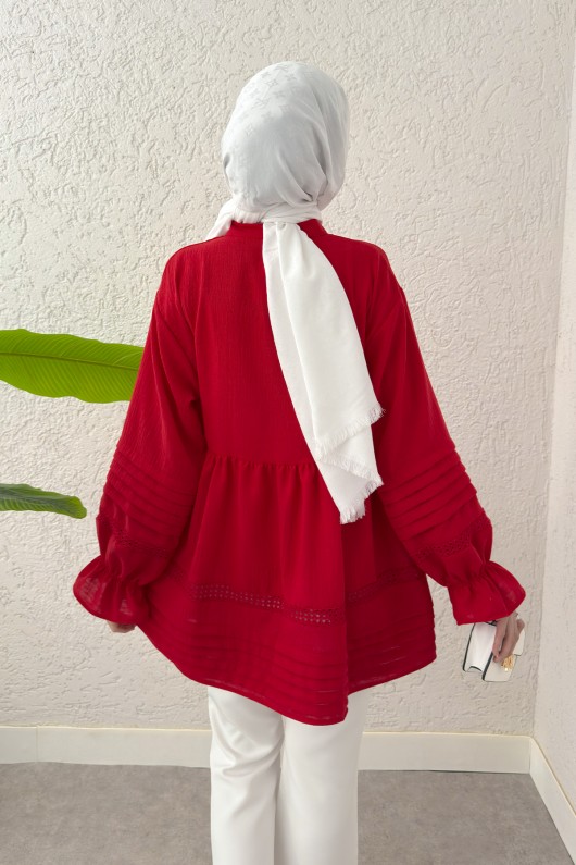 Fisto Detaylı Tunik 2208 - NAR