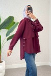 Bolero Detaylı Tunik 2213 - BORDO