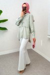 Bolero Detaylı Tunik 2213 - SU YEŞİLİ Bolero Detaylı Tunik 2213 - SU YEŞİLİ