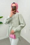 Bolero Detaylı Tunik 2213 - SU YEŞİLİ Bolero Detaylı Tunik 2213 - SU YEŞİLİ