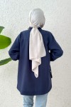 Bolero Detaylı Tunik 2213 - LACİVERT