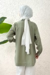 Bolero Detaylı Tunik 2213 - MİNT YEŞİLİ
