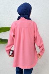 Bolero Detaylı Tunik 2213 - PEMBE