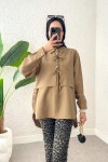 Bolero Detaylı Tunik 2213 - VİZON