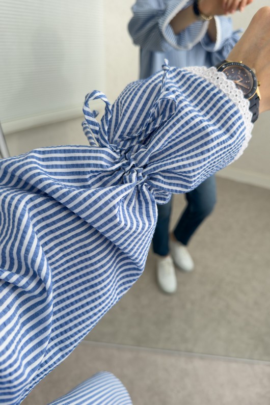 Kolu Fisto Nakışlı Gömlek 2226 - SAKS