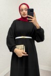 Abaya Tesettür Elbise 2239 - SİYAH