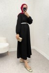 Abaya Tesettür Elbise 2239 - SİYAH