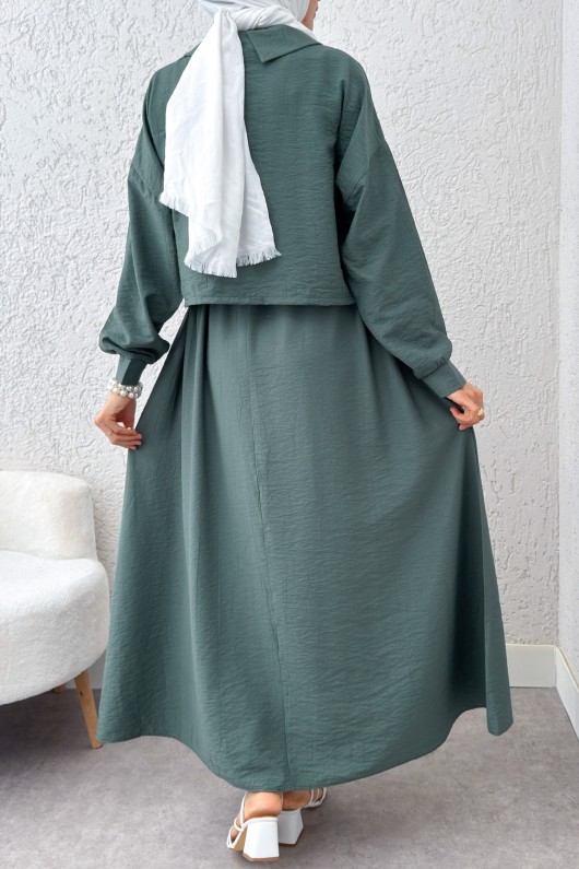 Bolerolu Elbise Takım 2240 - MİNT YEŞİLİ Bolerolu Elbise Takım 2240 - MİNT YEŞİLİ