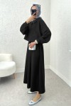 Bolerolu Elbise Takım 2240 - SİYAH Bolerolu Elbise Takım 2240 - SİYAH
