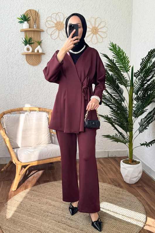 22493 Pensli Scuba İkili Takım - BORDO 22493 Pensli Scuba İkili Takım - BORDO