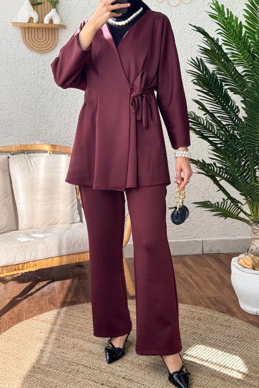 22493 Pensli Scuba İkili Takım - BORDO 22493 Pensli Scuba İkili Takım - BORDO