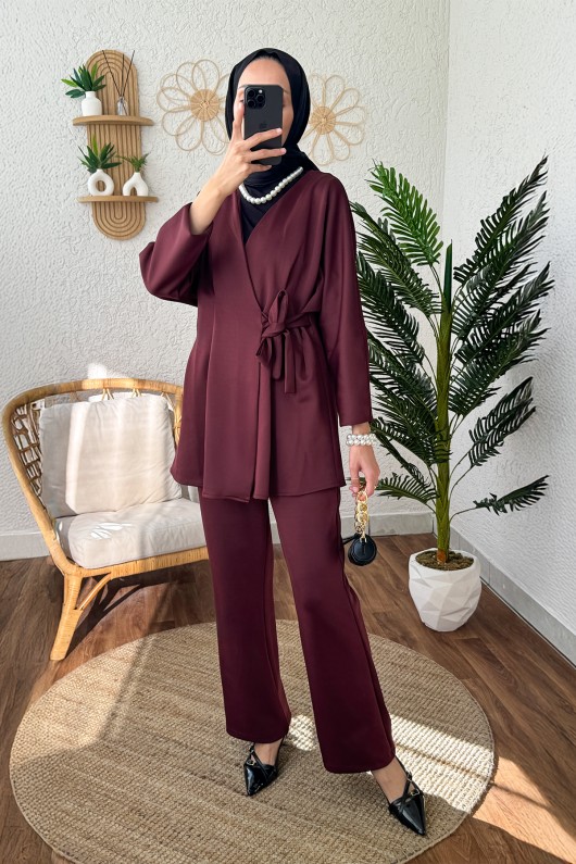 22493 Pensli Scuba İkili Takım - BORDO 22493 Pensli Scuba İkili Takım - BORDO