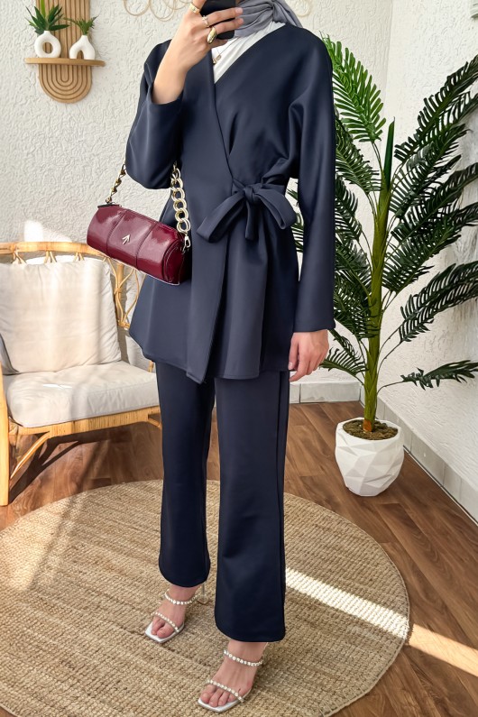 22493 Pensli Scuba İkili Takım - LACİVERT 22493 Pensli Scuba İkili Takım - LACİVERT