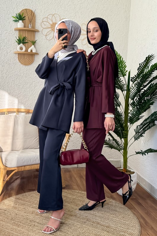 22493 Pensli Scuba İkili Takım - LACİVERT 22493 Pensli Scuba İkili Takım - LACİVERT