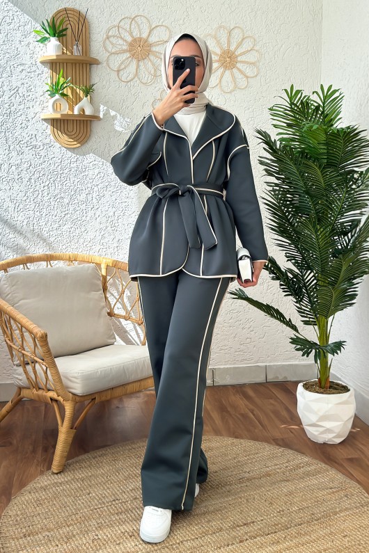 22495 Biyeli Scuba İkili Takım - ANTRASİT