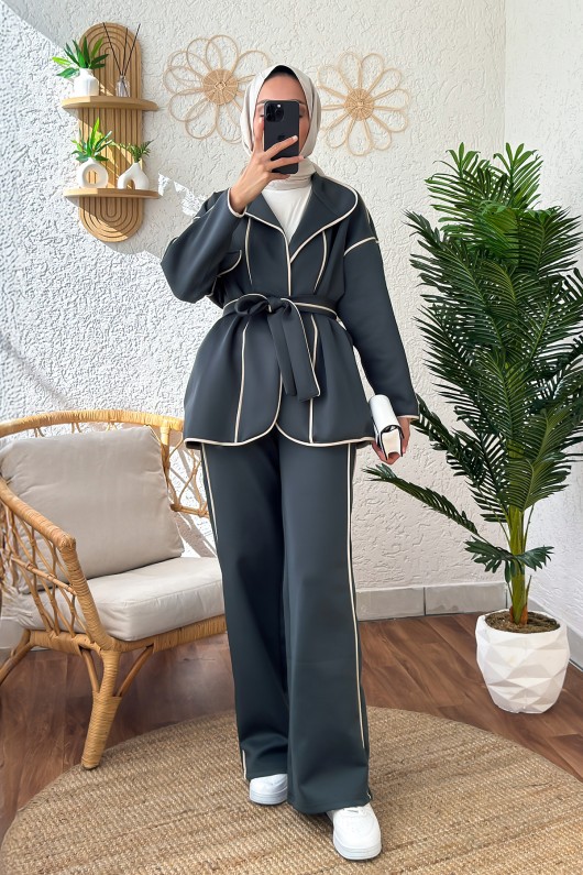 22495 Biyeli Scuba İkili Takım - ANTRASİT