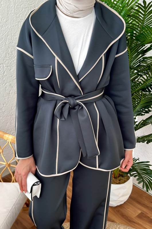 22495 Biyeli Scuba İkili Takım - ANTRASİT