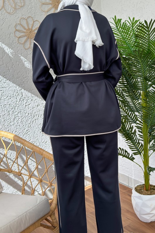 22495 Biyeli Scuba İkili Takım - LACİVERT