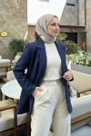 Scuba Blazer Ceket 2272 - LACİVERT Scuba Blazer Ceket 2272 - LACİVERT