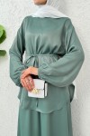 Saten Etekli Takım 2283 - MİNT YEŞİLİ