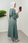 Saten Etekli Takım 2283 - MİNT YEŞİLİ