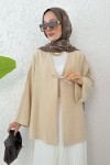 İp Bağcıklı Kimono 2297 - BEJ